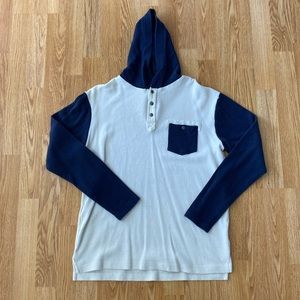 5 for $20! Young men’s Thermal Hooded Long Sleeve T-shirt